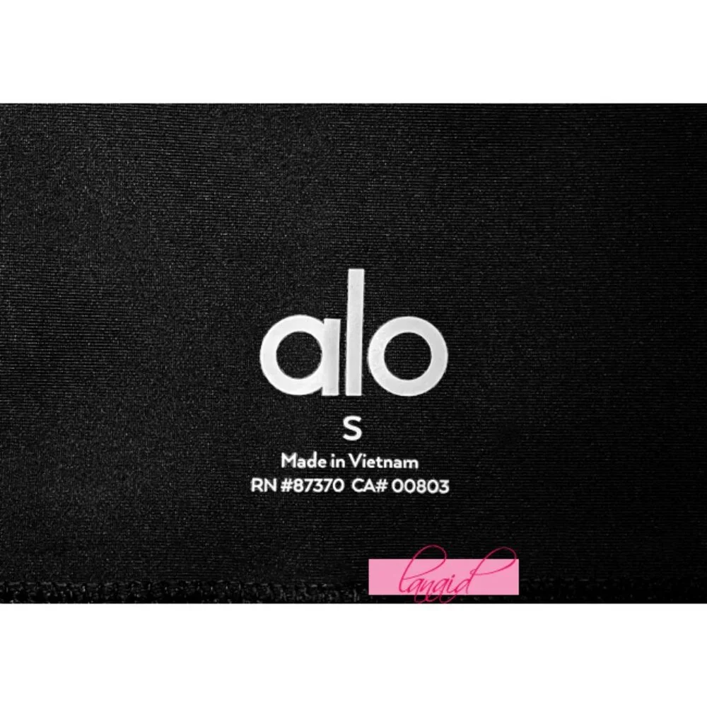 Alo 7/8 High-Waist Airlift Leggings Black Hi-Rise Waisted Skinny Tights Pants
